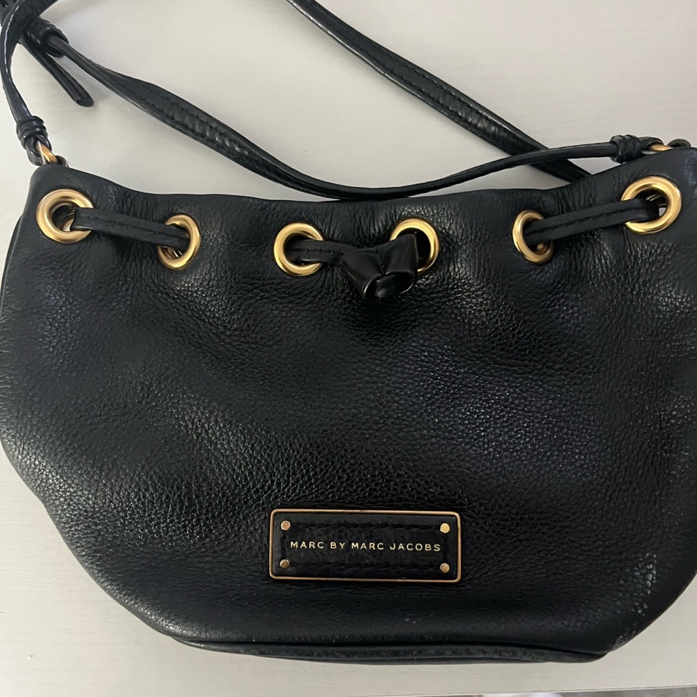 Marc by Marc Jacobs Black Leather Shoulder Bag